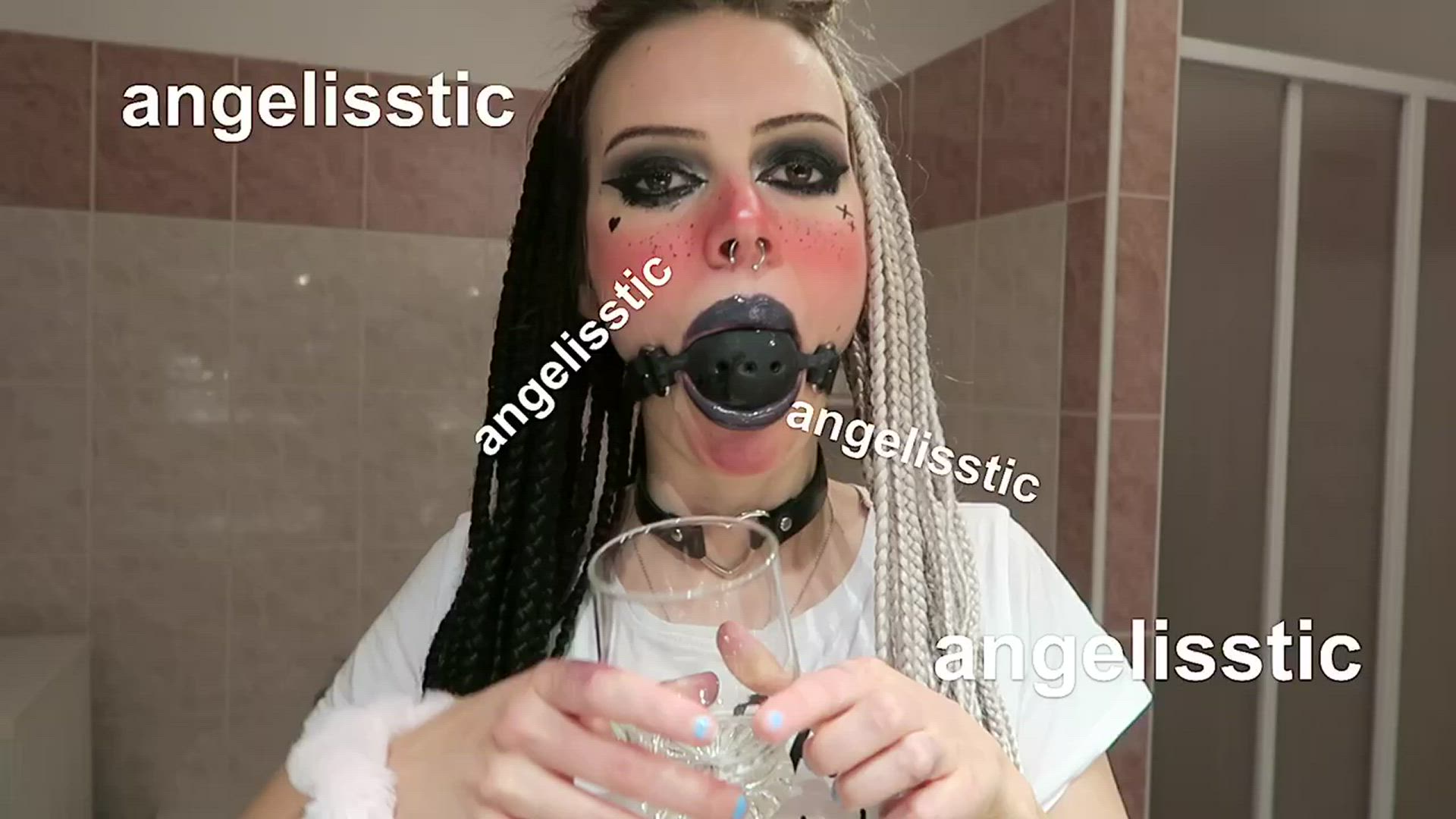 Ball Gagged porn video with onlyfans model angelisstic_ <strong>@angelisstic</strong>