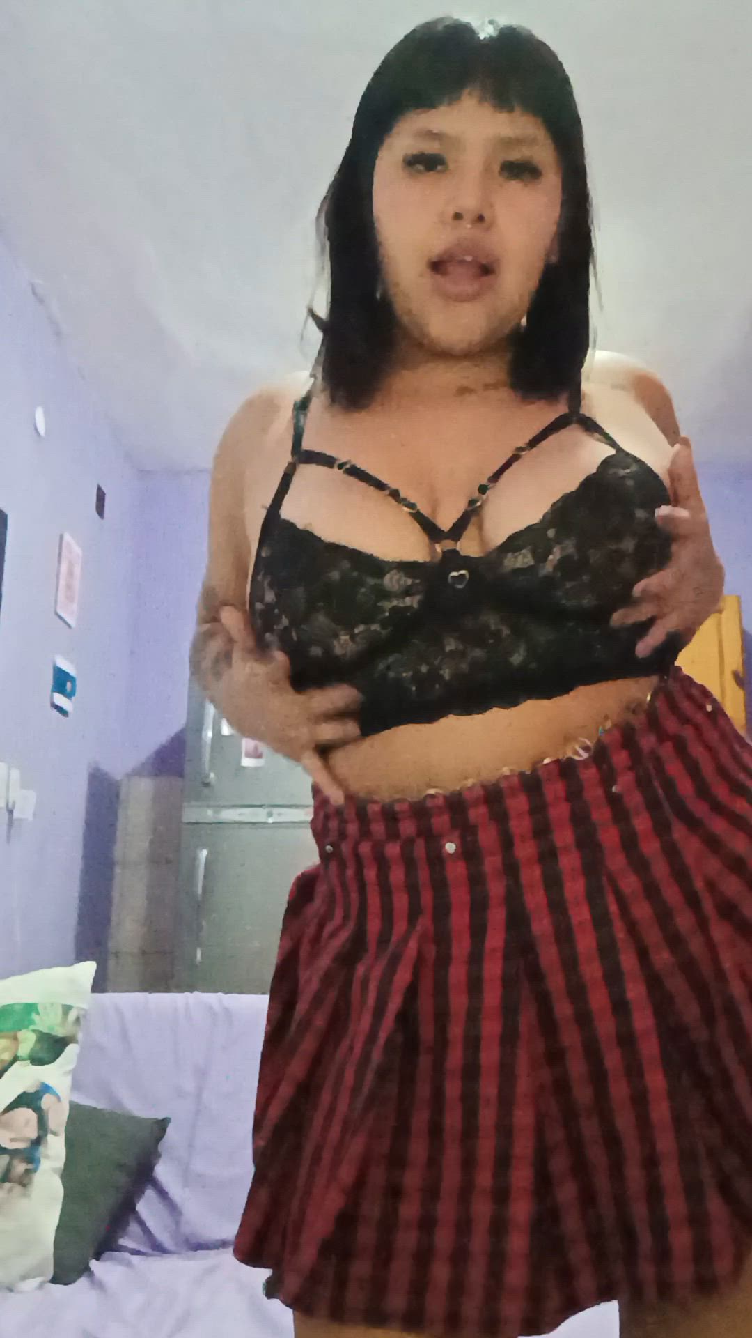 Big Tits porn video with onlyfans model babycurvy <strong>@akaripbel</strong>