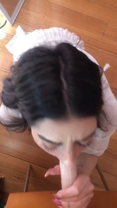 Blowjob porn video with onlyfans model Bella Lugosi <strong>@bella_babe95</strong>