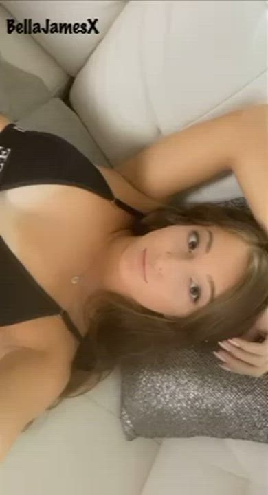 Lingerie porn video with onlyfans model BellaJamesX <strong>@bellajamesx</strong>