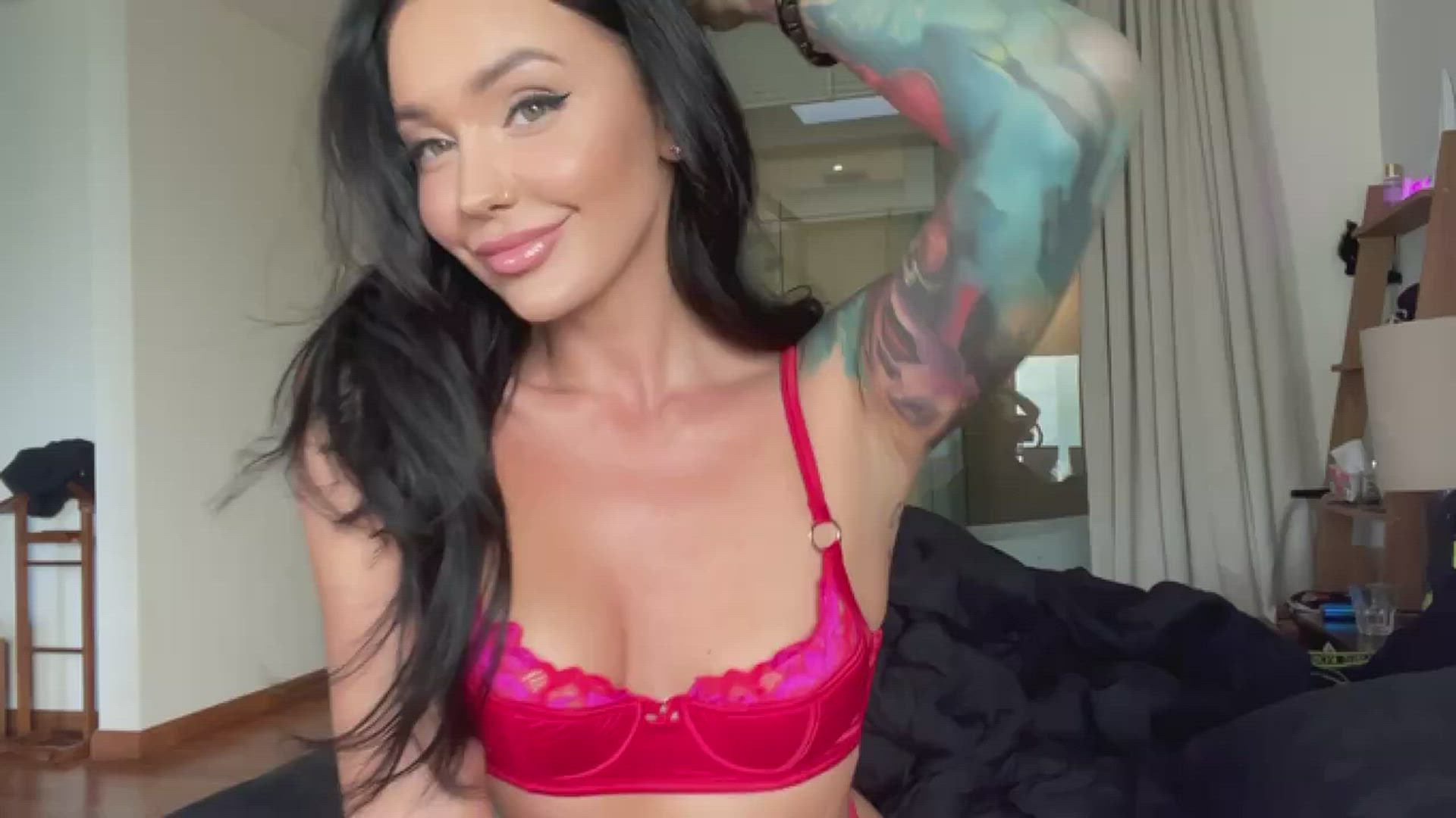 Brunette porn video with onlyfans model CREAMY PIERCED GIRL 💦 <strong>@action</strong>