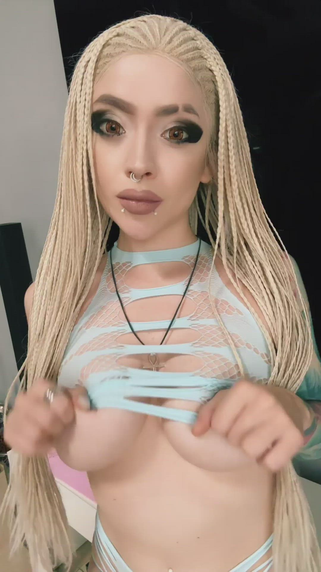 Big Tits porn video with onlyfans model cutewolfie <strong>@vvolfie_</strong>