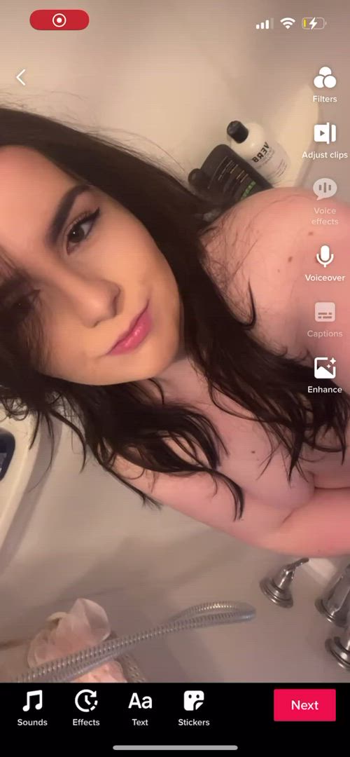 TikTok porn video with onlyfans model Emilee Cox <strong>@emileecox</strong>