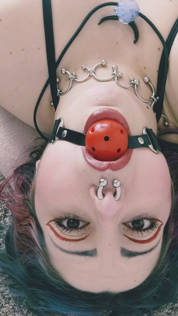 Ball Gagged porn video with onlyfans model Gwenna Plum <strong>@gwennaplum</strong>