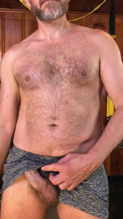 Big Dick porn video with onlyfans model HairyDad <strong>@hairydad4you</strong>