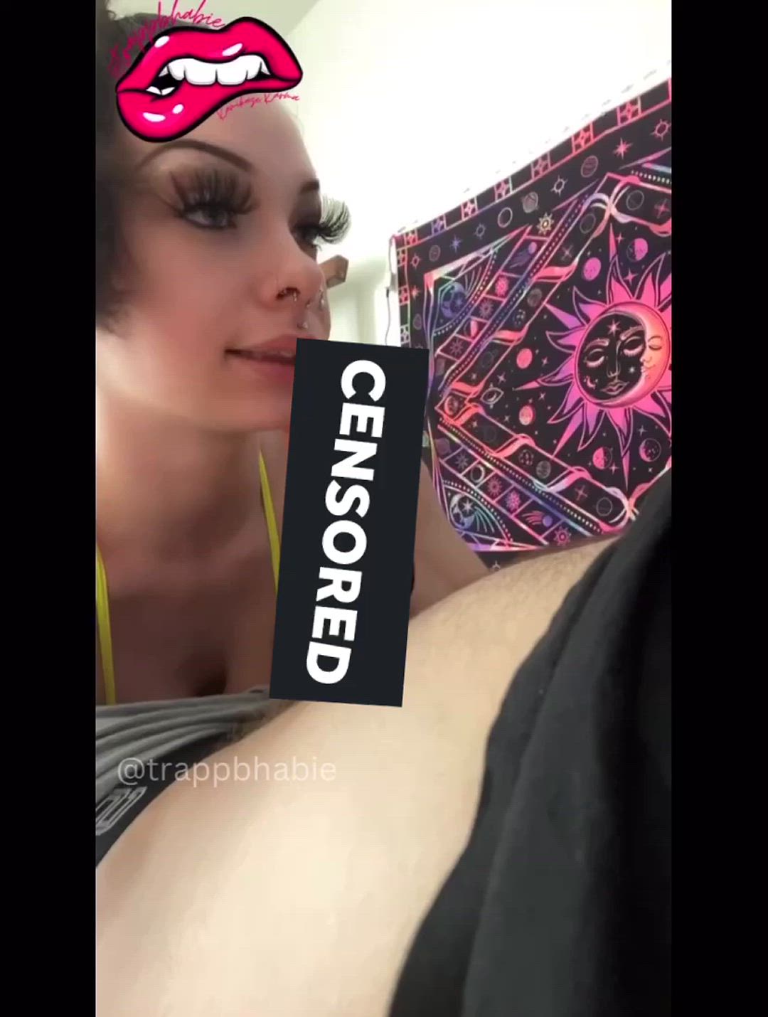 Blowjob porn video with onlyfans model Kamikaze Karma <strong>@trappbhabie</strong>