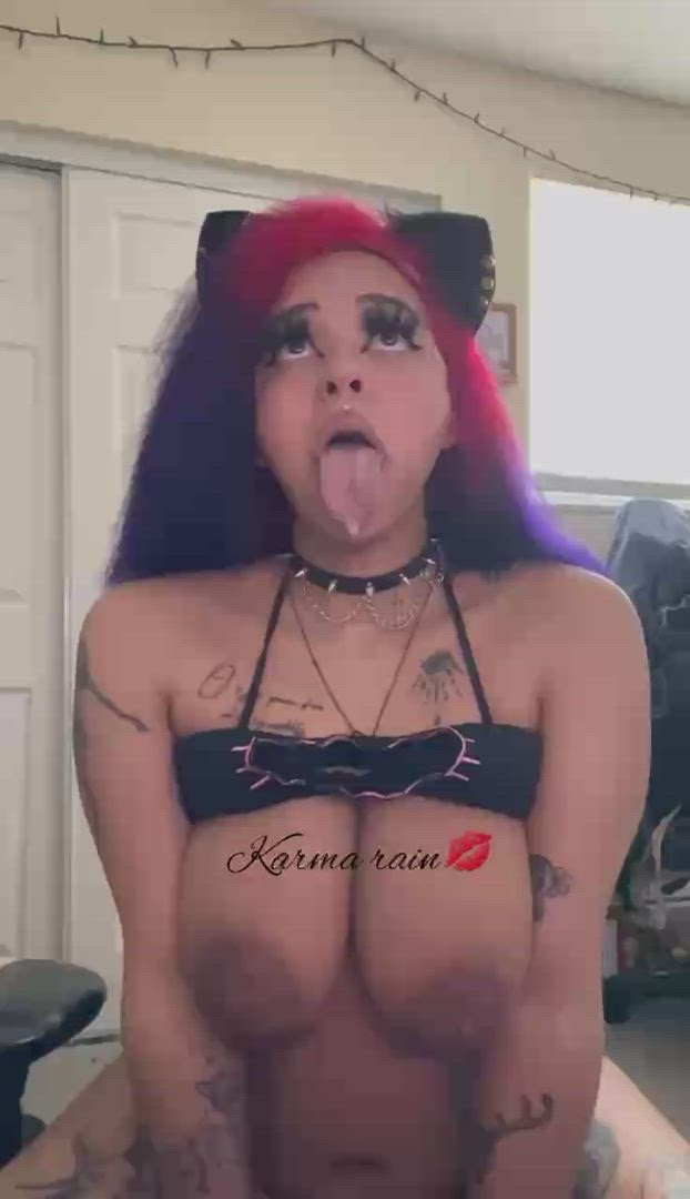 Big Tits porn video with onlyfans model Karma rain? <strong>@ouijababyy666</strong>