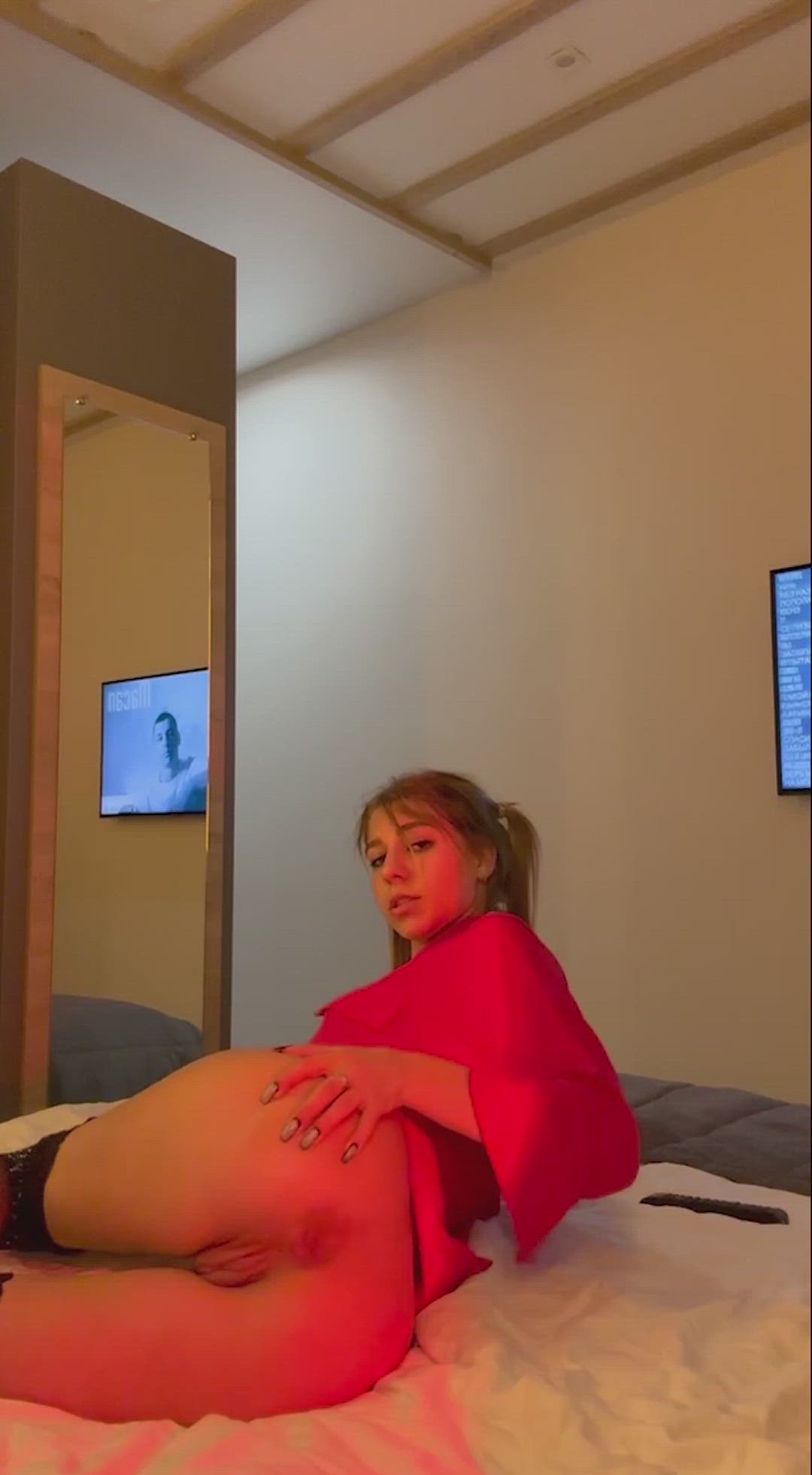 Amateur porn video with onlyfans model kmilka <strong>@k.milka</strong>