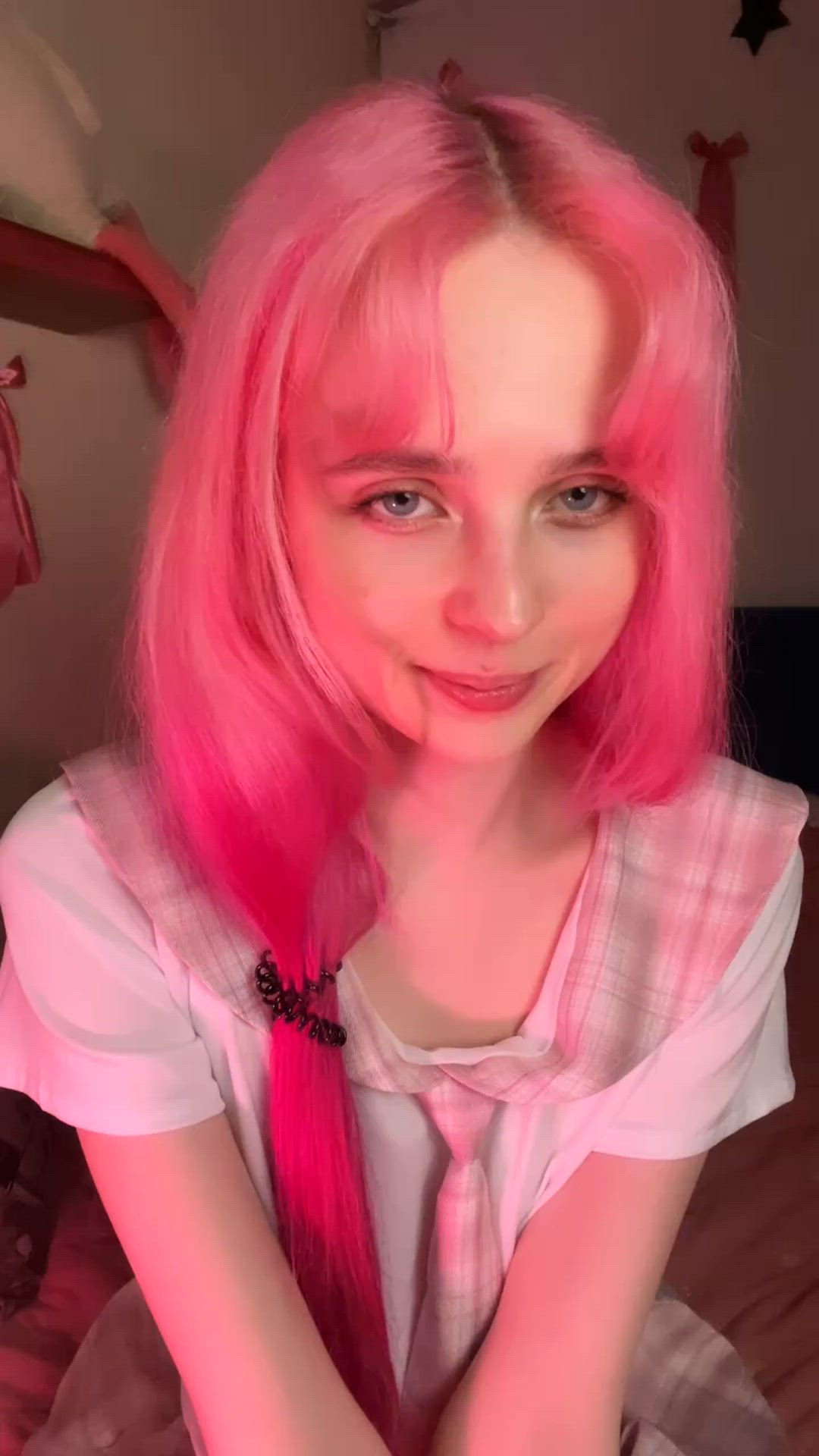 Ahegao porn video with onlyfans model loliness <strong>@myloliness</strong>