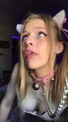 Ahegao porn video with onlyfans model Nat <strong>@crystalmoonclub</strong>