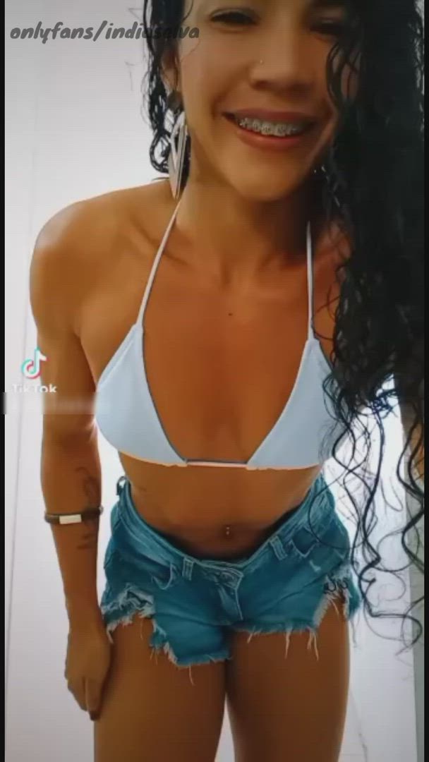 TikTok porn video with onlyfans model IndiaSelva <strong>@indiaselva</strong>