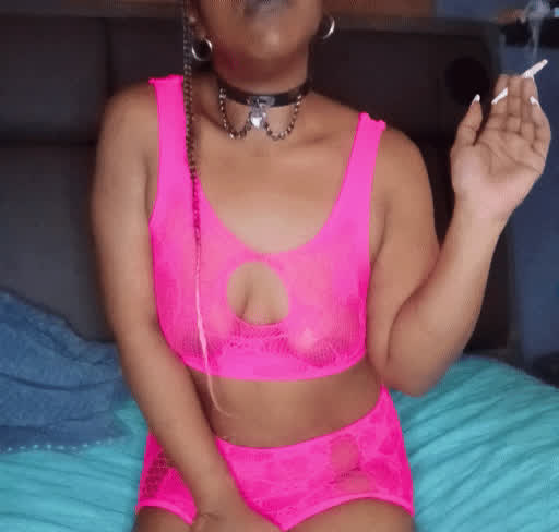 Smoking porn video with onlyfans model kinkkitty <strong>@kinkkitty</strong>