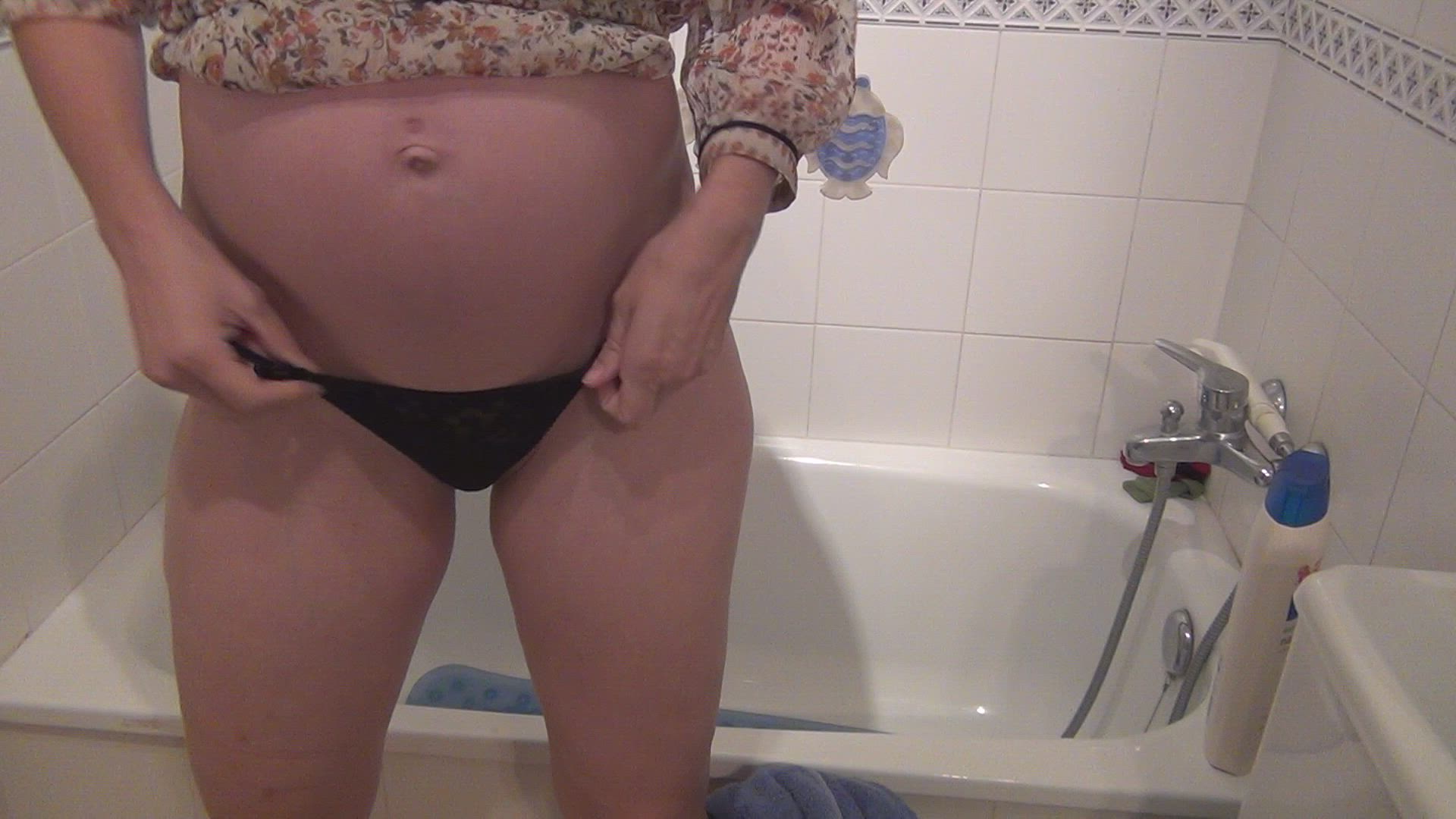 Amateur porn video with onlyfans model PreggoMilky <strong>@preggomilky</strong>