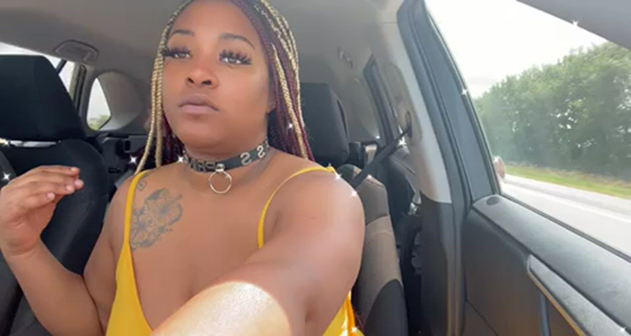 Car porn video with onlyfans model Shortythickemzz <strong>@shortythickemzz</strong>