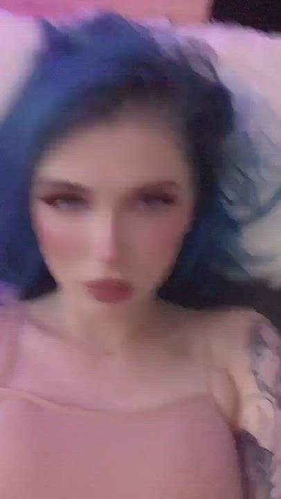 Bed Sex porn video with onlyfans model YOURSatanbaby <strong>@yoursatanbaby</strong>