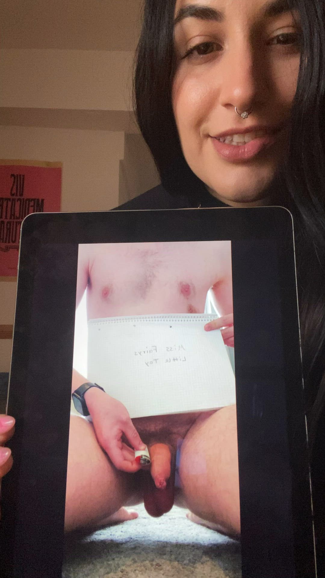 Caged porn video with onlyfans model pervy.fairy <strong>@pervy.fairy</strong>