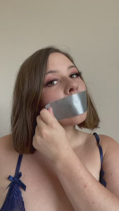 Gagged porn video with onlyfans model Robbie Latour <strong>@robinsplaynest</strong>