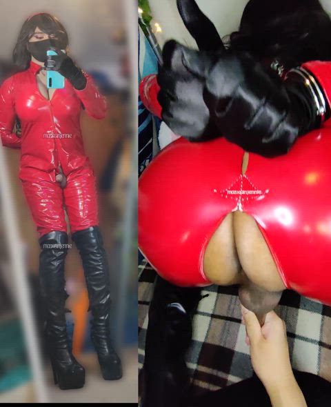Sissy porn video with onlyfans model maskgirljennie <strong>@maskgirljennie</strong>