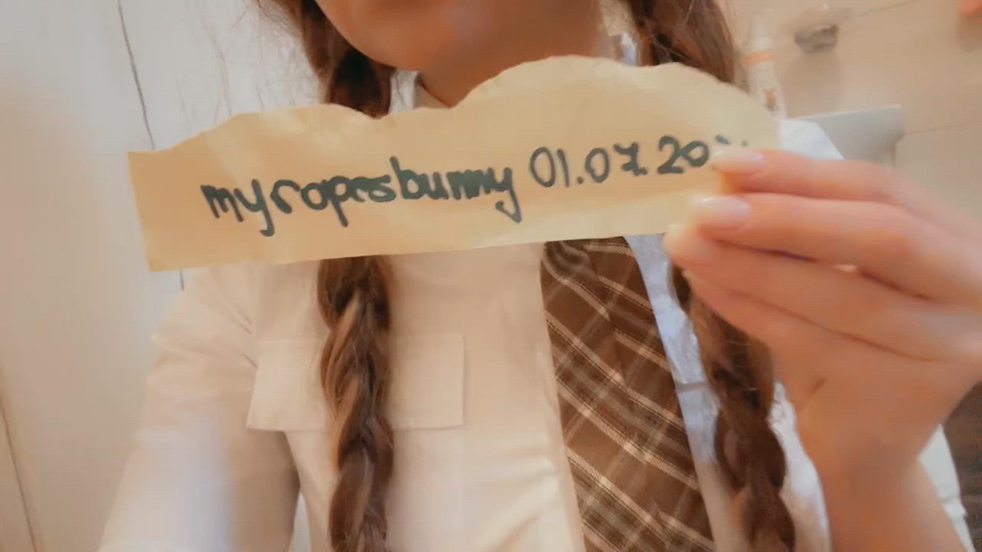 Amateur porn video with onlyfans model ropesbunny <strong>@my-ropes-bunny</strong>
