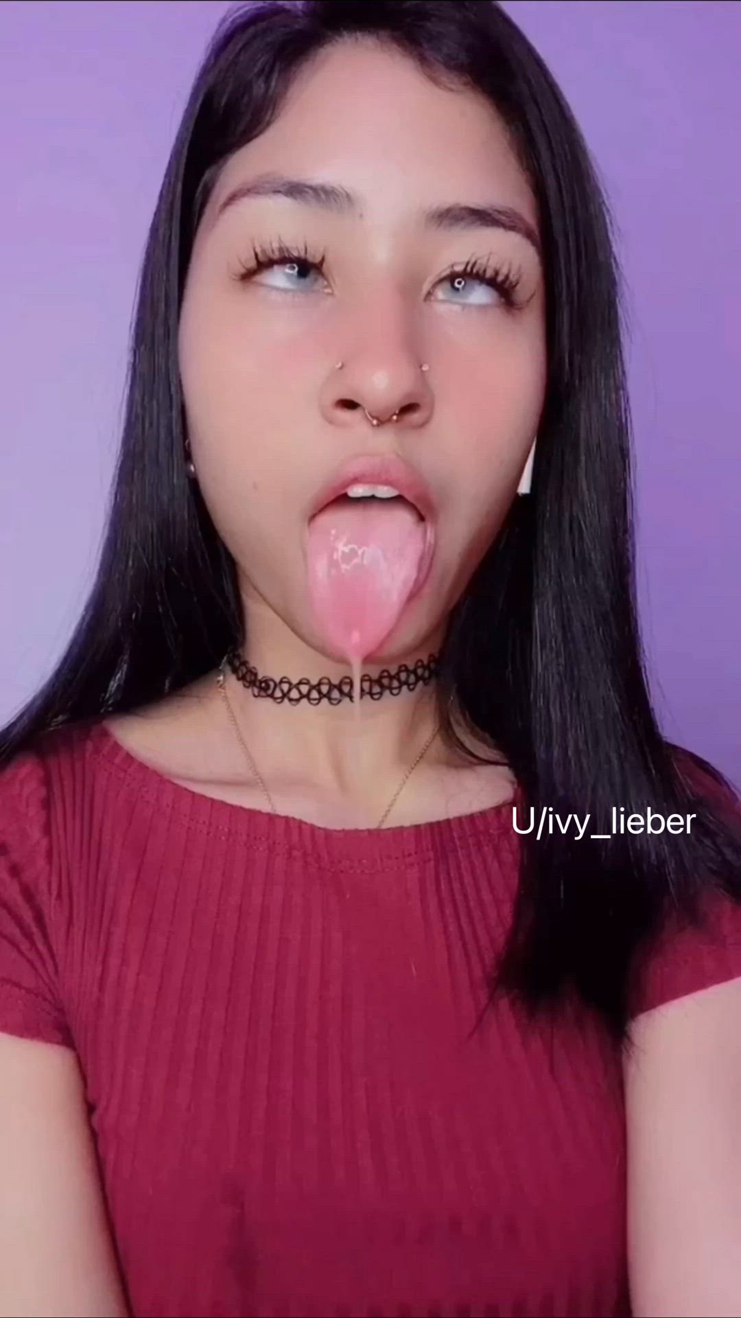 Spit porn video with onlyfans model Ivy Lieber <strong>@ivylieber</strong>