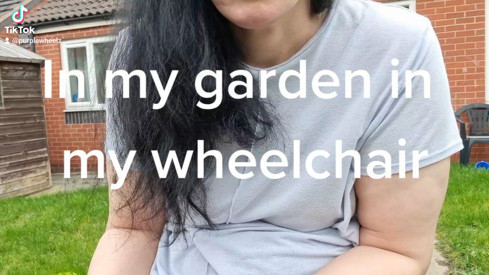 Amateur porn video with onlyfans model purplewheelz <strong>@paraplegiclady</strong>