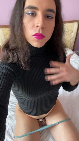 Brunette porn video with onlyfans model sissyvic <strong>@yoursissyvicky</strong>