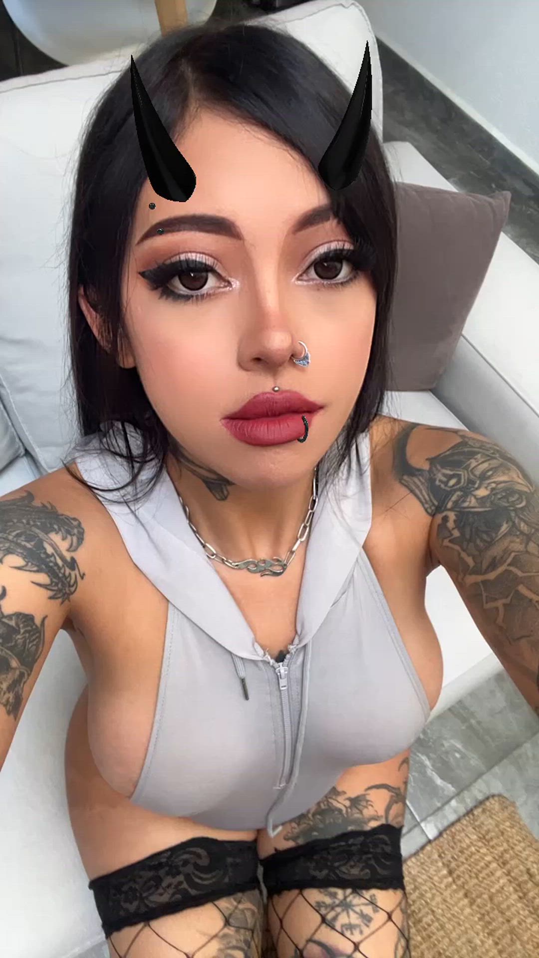 Big Tits porn video with onlyfans model merylm <strong>@succubusmess</strong>