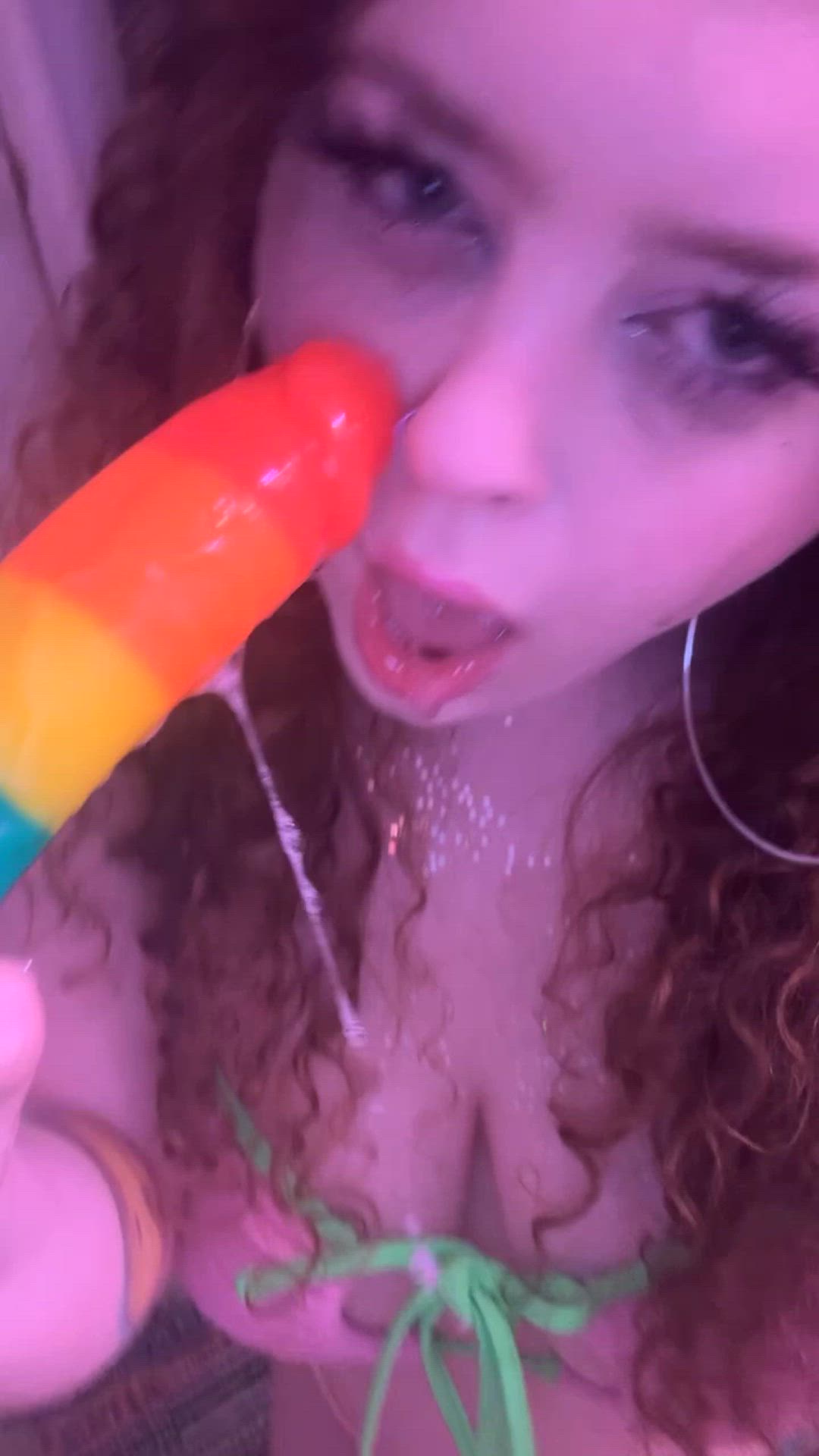 Dildo porn video with onlyfans model  <strong>@strwbby</strong>