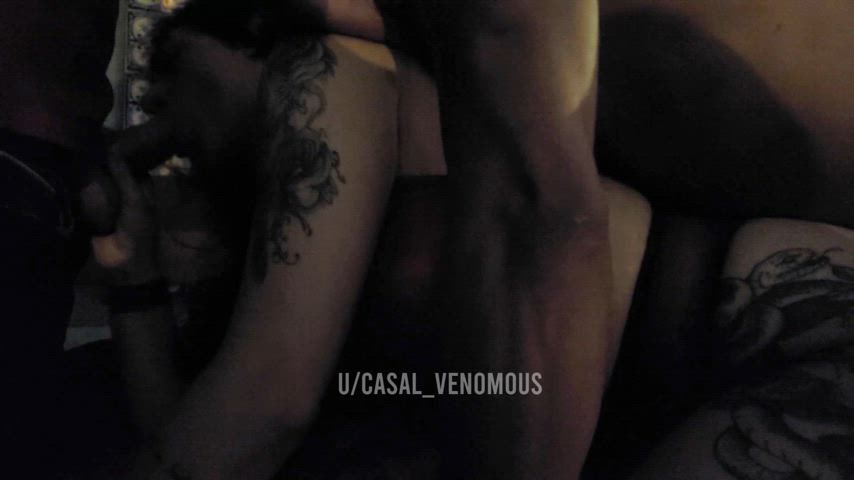 Amateur porn video with onlyfans model casalvenomous <strong>@casal_venomous</strong>