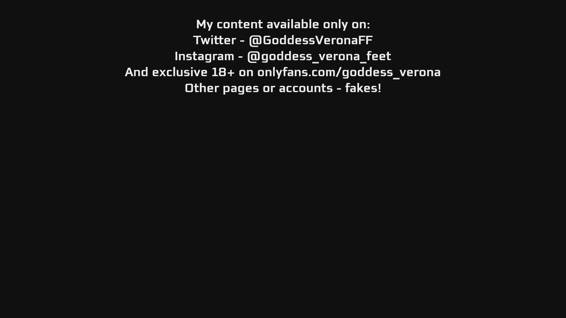 Feet porn video with onlyfans model GoddessVerona <strong>@goddess_verona</strong>