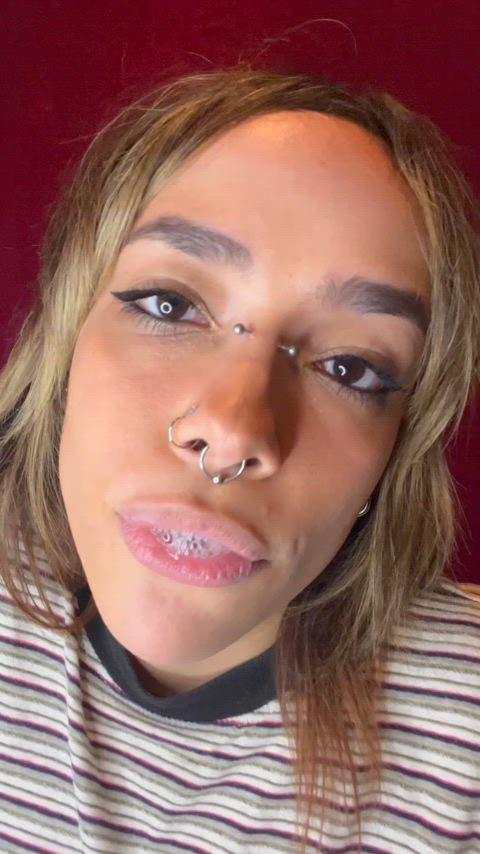 Spit porn video with onlyfans model bambitube <strong>@bambi.tube</strong>