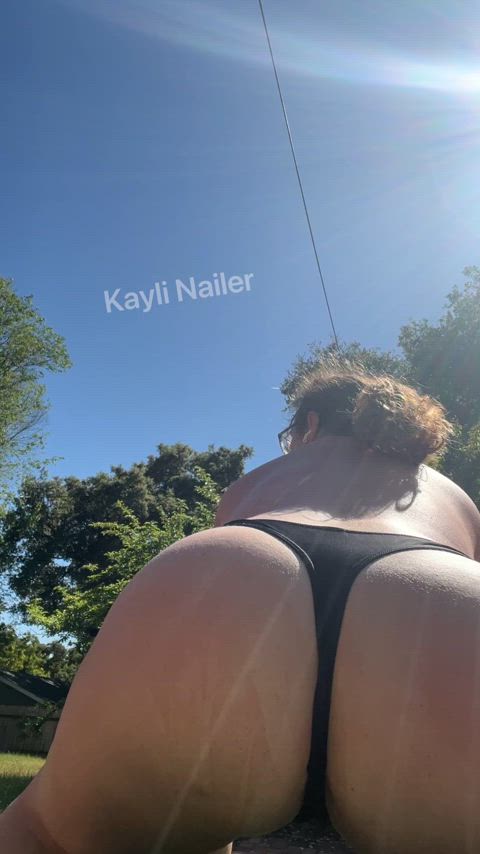 Ass porn video with onlyfans model Kayli Nailer <strong>@kaylinailer</strong>